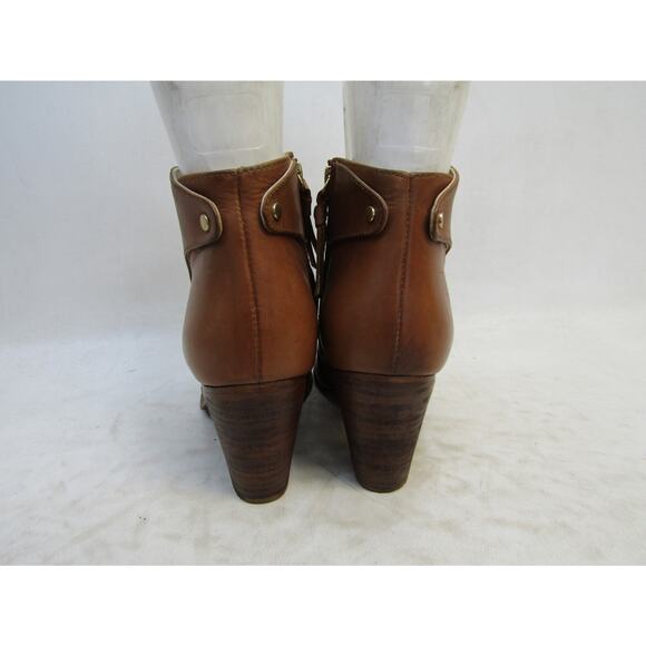 Boden Womens Size 39 EUR Brown Leather Zip Ankle Boots Booties - Picture 7 of 11